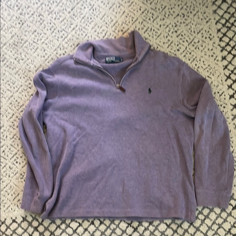 Purple Quarter-Zip Pullover